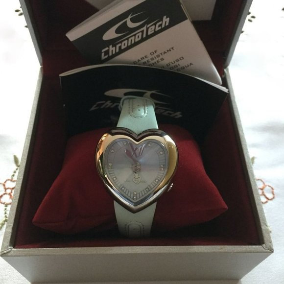 LOVE💓 COLLECTION Chrono tech Brand New Watch With Genuine Crystal - Picture 1 of 4